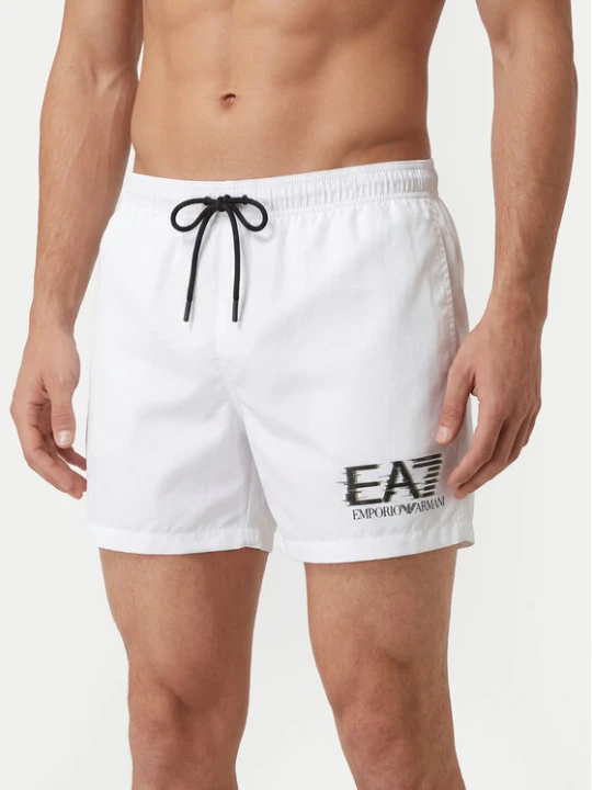 Zdjęcie produktu EA7 Emporio Armani Szorty kąpielowe 7M001678 AF21069 U0002 Biały Regular Fit