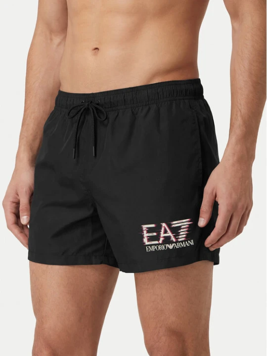 Zdjęcie produktu EA7 Emporio Armani Szorty kąpielowe 7M001678 AF21069 UC001 Czarny Regular Fit