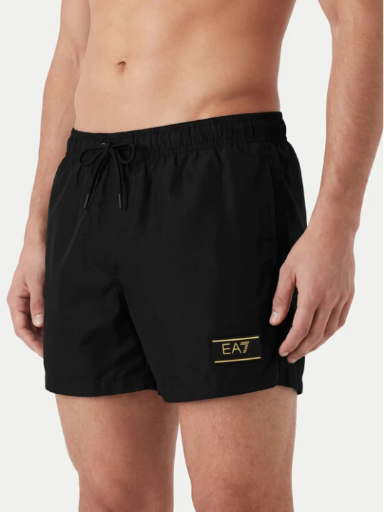 Zdjęcie produktu EA7 Emporio Armani Szorty kąpielowe 7M001713 AF21248 UC001 Czarny Regular Fit