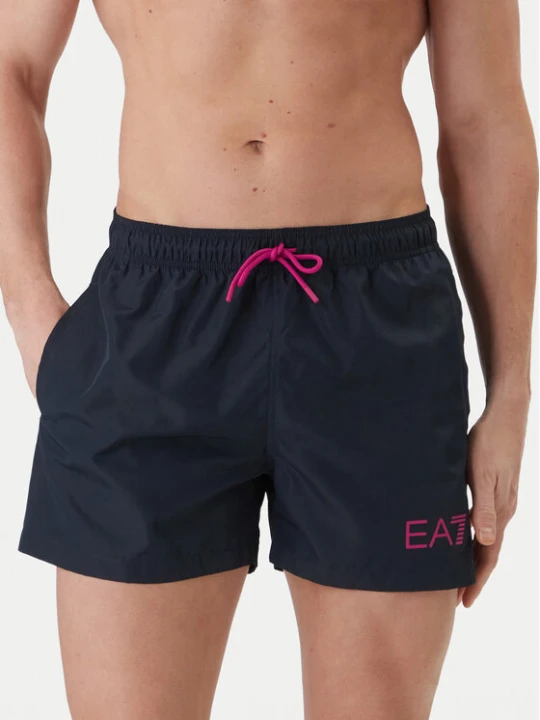 Zdjęcie produktu EA7 Emporio Armani Szorty kąpielowe 7M002000 AF13049 MB501 Granatowy Regular Fit