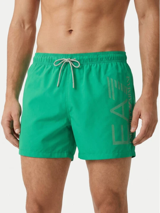 Zdjęcie produktu EA7 Emporio Armani Szorty kąpielowe 7M002001 AF14497 M7126 Zielony Regular Fit