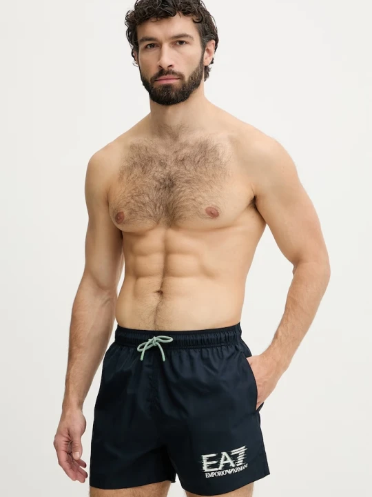Zdjęcie produktu EA7 Emporio Armani szorty kąpielowe męskie granatowy