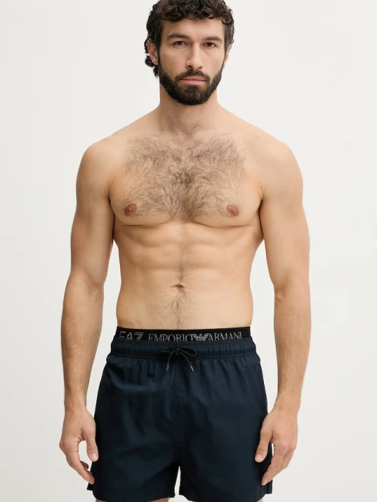 Zdjęcie produktu EA7 Emporio Armani szorty kąpielowe męskie granatowy
