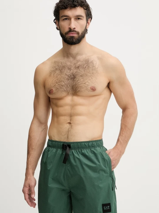 Zdjęcie produktu EA7 Emporio Armani szorty kąpielowe męskie zielony