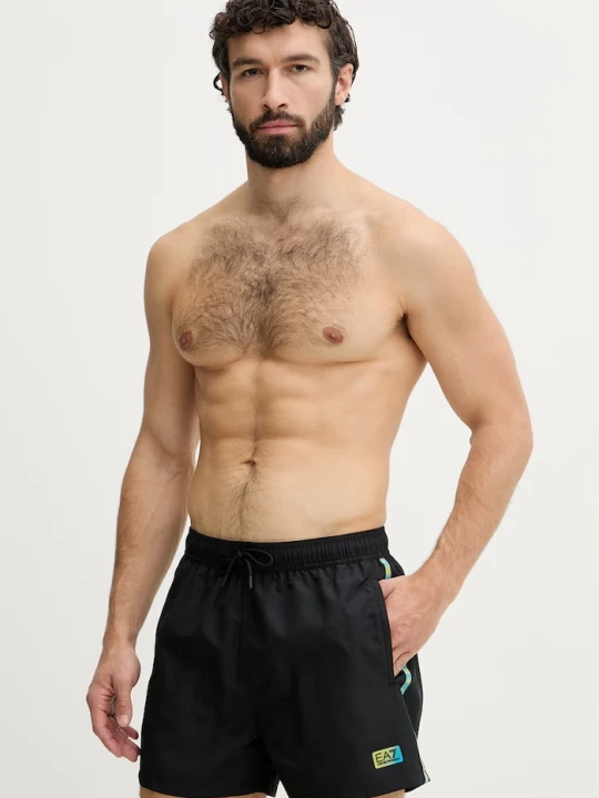 Zdjęcie produktu EA7 Emporio Armani szorty kąpielowe męskie czarny