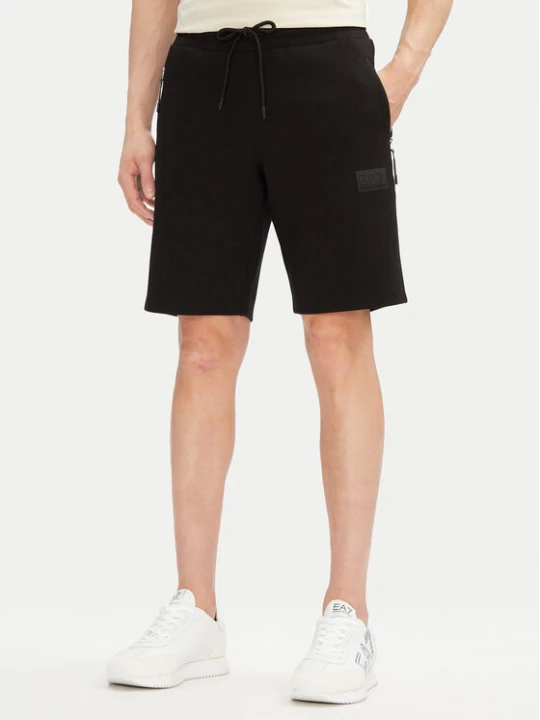 Zdjęcie produktu EA7 Emporio Armani Szorty sportowe 7M000095 AF12116 UC001 Czarny Regular Fit