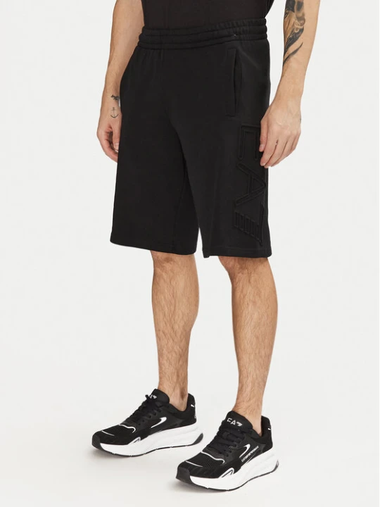 Zdjęcie produktu EA7 Emporio Armani Szorty sportowe 7M000153 AF10432 UC001 Czarny Regular Fit