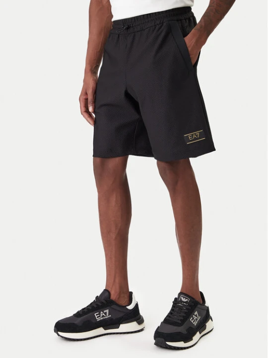 Zdjęcie produktu EA7 Emporio Armani Szorty sportowe 7M001340 AF21099 UC001 Czarny Regular Fit
