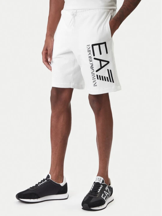 Zdjęcie produktu EA7 Emporio Armani Szorty sportowe 7M001414 AF22266 U0002 Biały Regular Fit