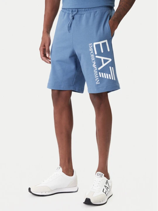 Zdjęcie produktu EA7 Emporio Armani Szorty sportowe 7M001414 AF22266 UB064 Niebieski Regular Fit