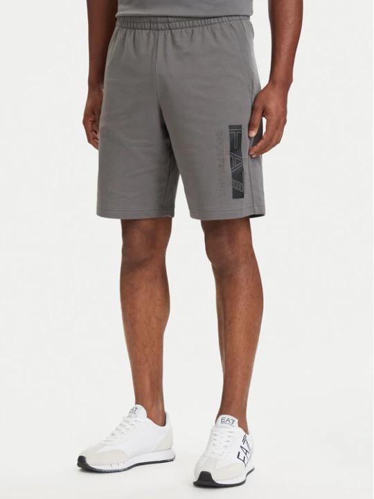 Zdjęcie produktu EA7 Emporio Armani Szorty sportowe 7M002421 AF13512 M8011 Szary Slim Fit