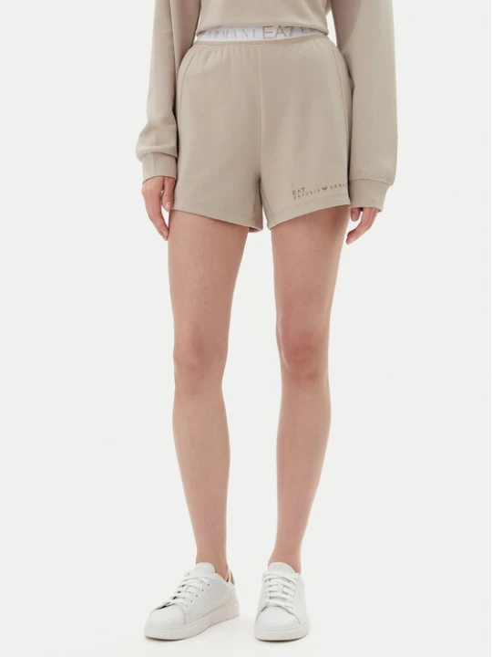 Zdjęcie produktu EA7 Emporio Armani Szorty sportowe 7W000280 AF12501 U6155 Beżowy Regular Fit
