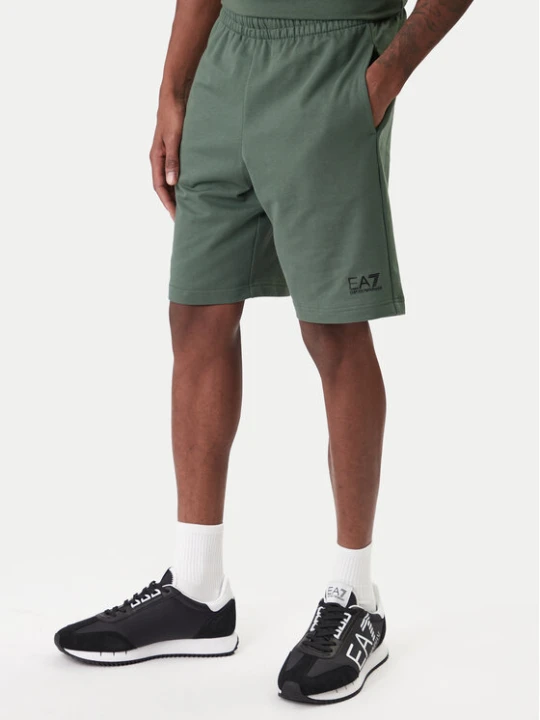 Zdjęcie produktu EA7 Emporio Armani Szorty sportowe 8NPS65 PJVRZ U7260 Zielony Regular Fit