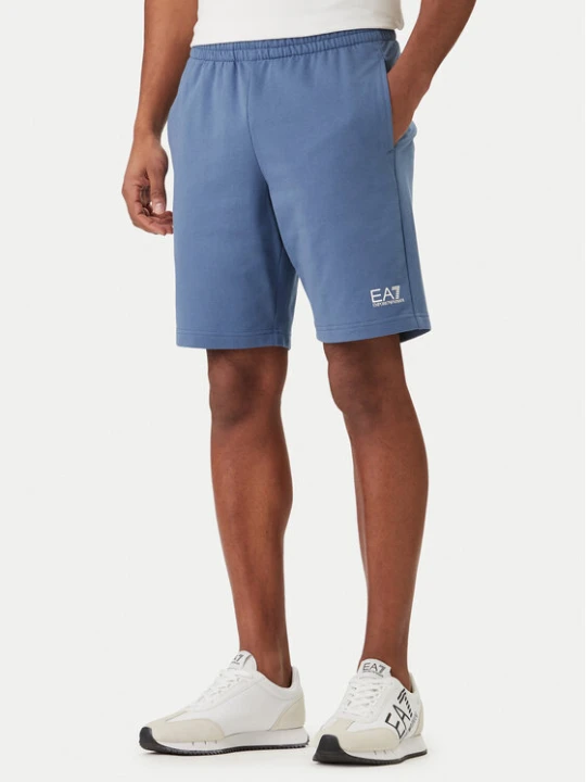 Zdjęcie produktu EA7 Emporio Armani Szorty sportowe 8NPS65 PJVRZ UB064 Niebieski Regular Fit