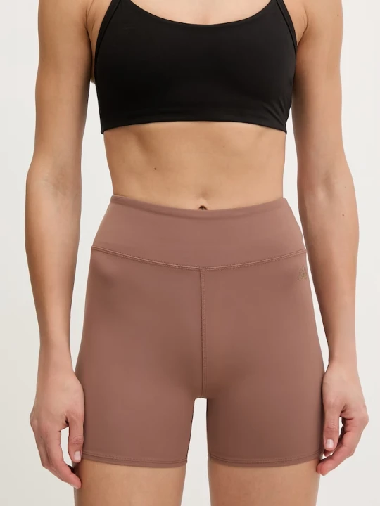Zdjęcie produktu EA7 Emporio Armani szorty sportowe damskie brązowy