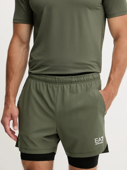 Zdjęcie produktu EA7 Emporio Armani szorty treningowe zielony