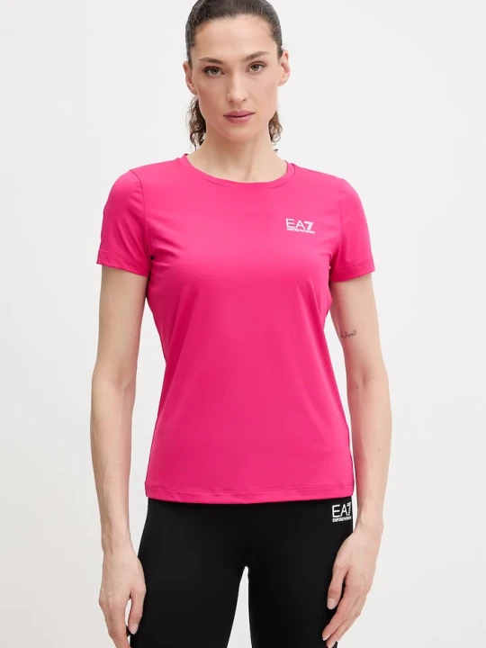 Zdjęcie produktu EA7 Emporio Armani T-shirt treningowy damski różowy