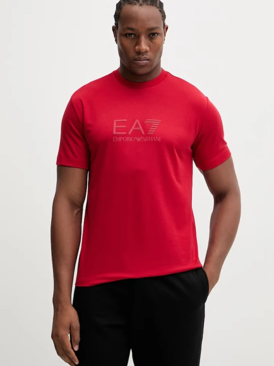 Zdjęcie produktu EA7 Emporio Armani t-shirt czerwony