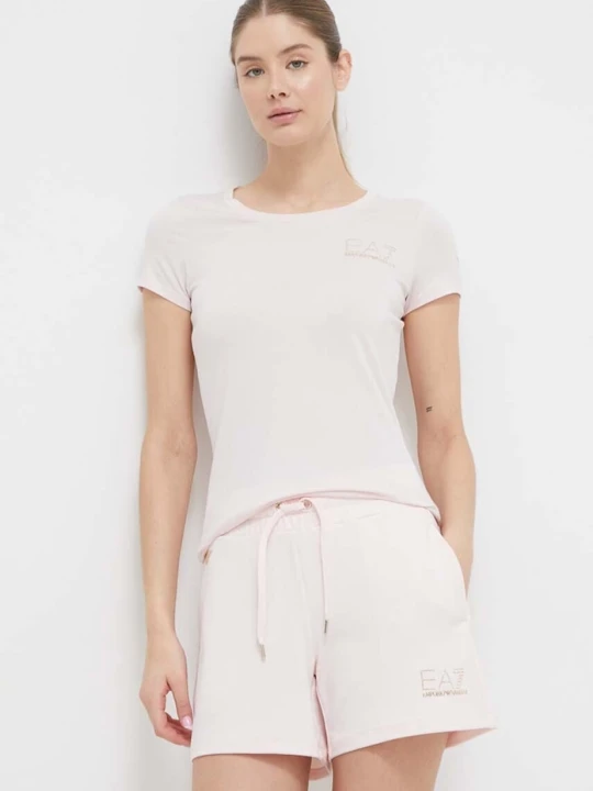 Zdjęcie produktu EA7 Emporio Armani t-shirt różowy