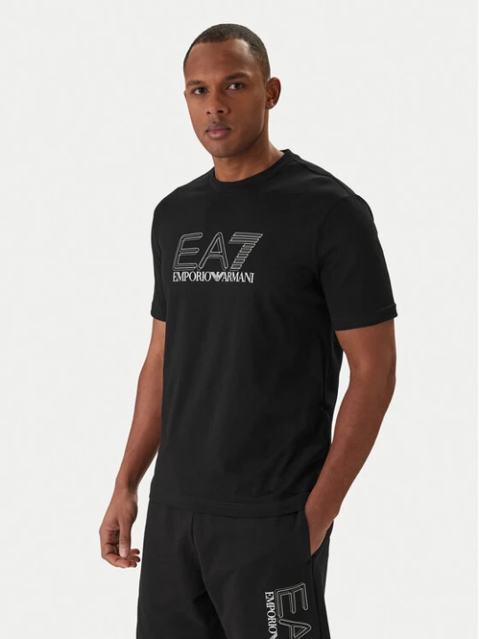 Zdjęcie produktu EA7 Emporio Armani T-Shirt 7M001307 AF10375 Czarny Regular Fit