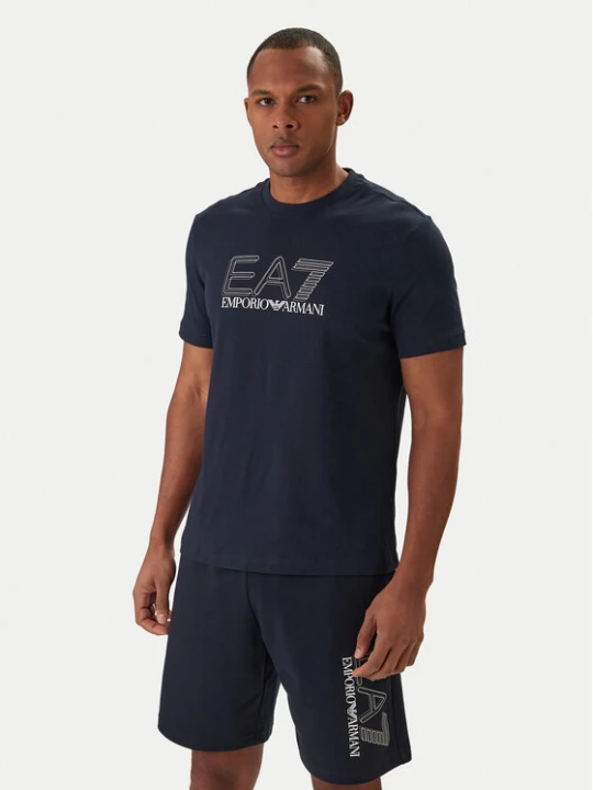 Zdjęcie produktu EA7 Emporio Armani T-Shirt 7M001307 AF10375 Granatowy Regular Fit