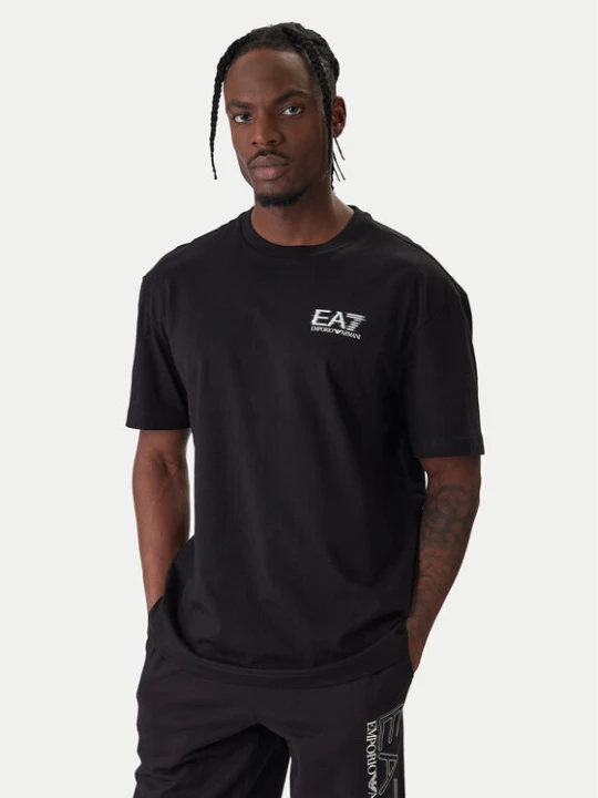Zdjęcie produktu EA7 Emporio Armani T-Shirt 7M001327 AF17789 UC001 Czarny Relaxed Fit