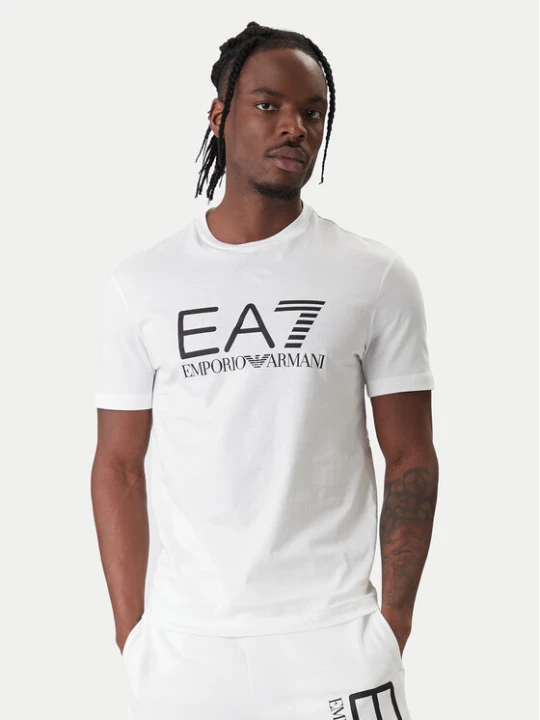 Zdjęcie produktu EA7 Emporio Armani T-Shirt 7M001412 AF22264 U0002 Biały Regular Fit