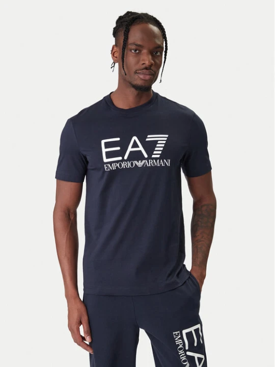 Zdjęcie produktu EA7 Emporio Armani T-Shirt 7M001412 AF22264 UB102 Granatowy Regular Fit