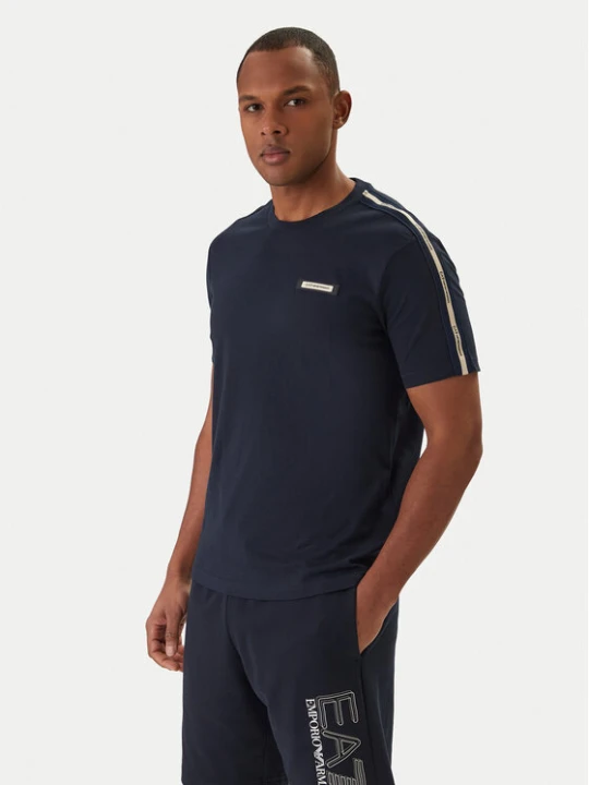 Zdjęcie produktu EA7 Emporio Armani T-Shirt 7M001476 AF10375 Niebieski Regular Fit