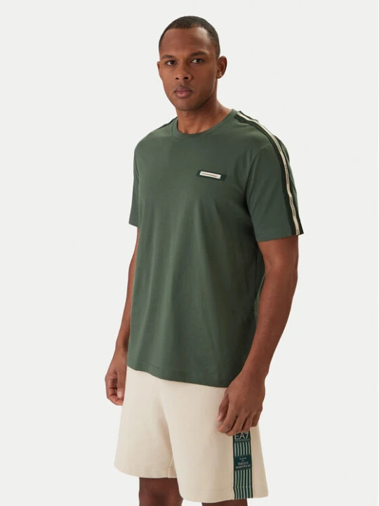 Zdjęcie produktu EA7 Emporio Armani T-Shirt 7M001476 AF10375 Zielony Regular Fit