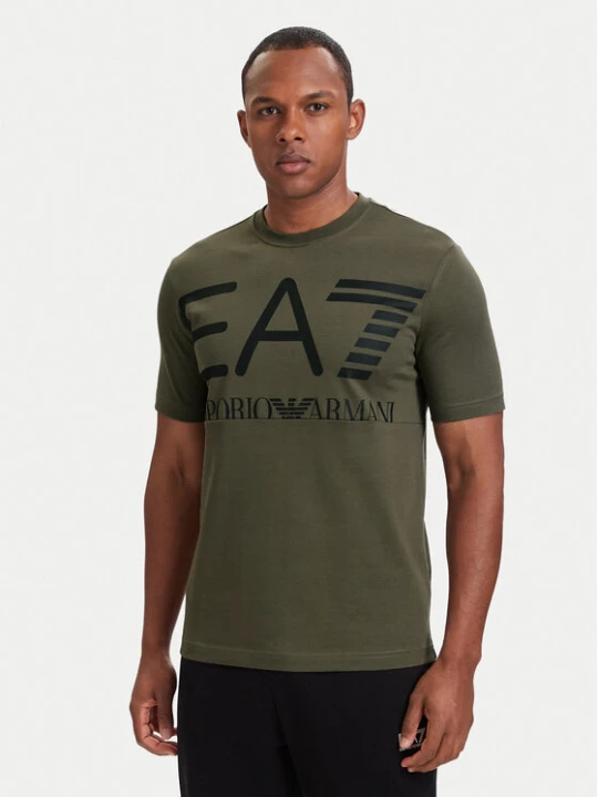 Zdjęcie produktu EA7 Emporio Armani T-Shirt 7M002200 AF27188 U7014 Zielony Regular Fit