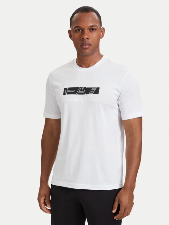 Zdjęcie produktu EA7 Emporio Armani T-Shirt 7M002415 AF10375 M0003 Biały Regular Fit