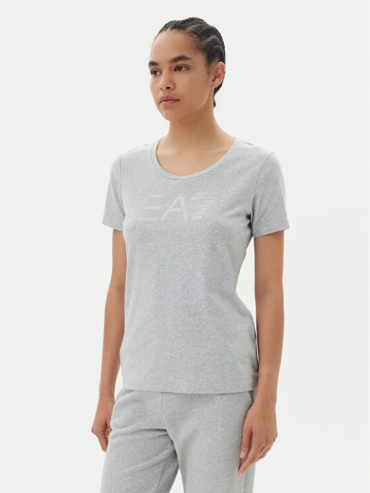 Zdjęcie produktu EA7 Emporio Armani T-Shirt 7W000094 AF10373 O8002 Szary Slim Fit