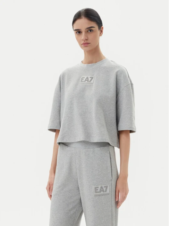 Zdjęcie produktu EA7 Emporio Armani T-Shirt 7W000177 AF12473 O8002 Szary Loose Fit