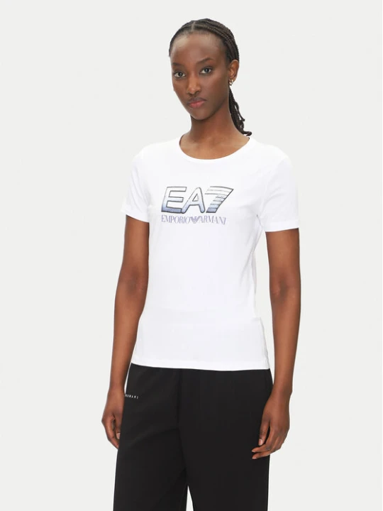 Zdjęcie produktu EA7 Emporio Armani T-Shirt 7W000183 AF10373 U0002 Biały Regular Fit