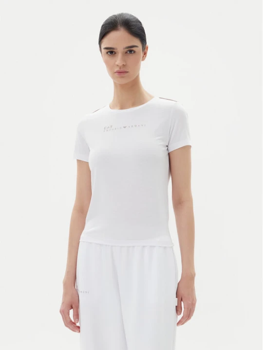 Zdjęcie produktu EA7 Emporio Armani T-Shirt 7W000274 AF12945 U0002 Biały Slim Fit