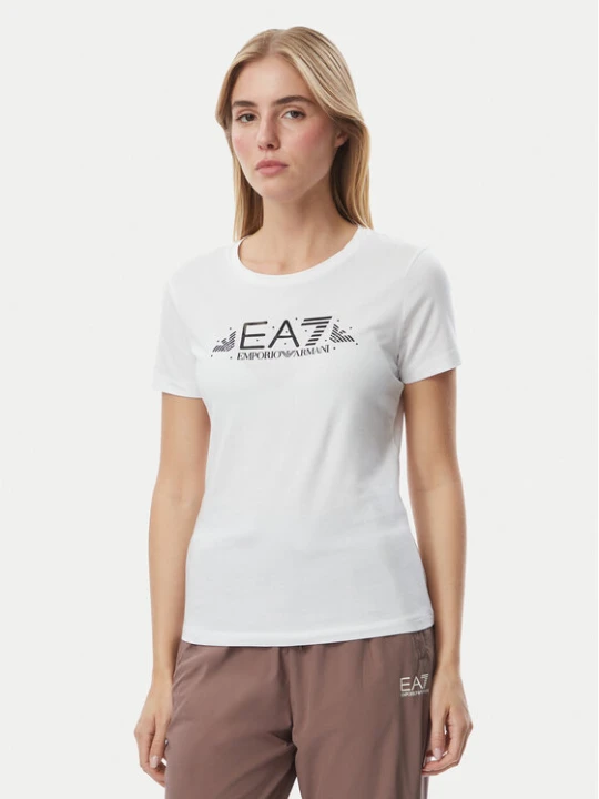 Zdjęcie produktu EA7 Emporio Armani T-Shirt 7W001445 AF10373 U0002 Biały Regular Fit