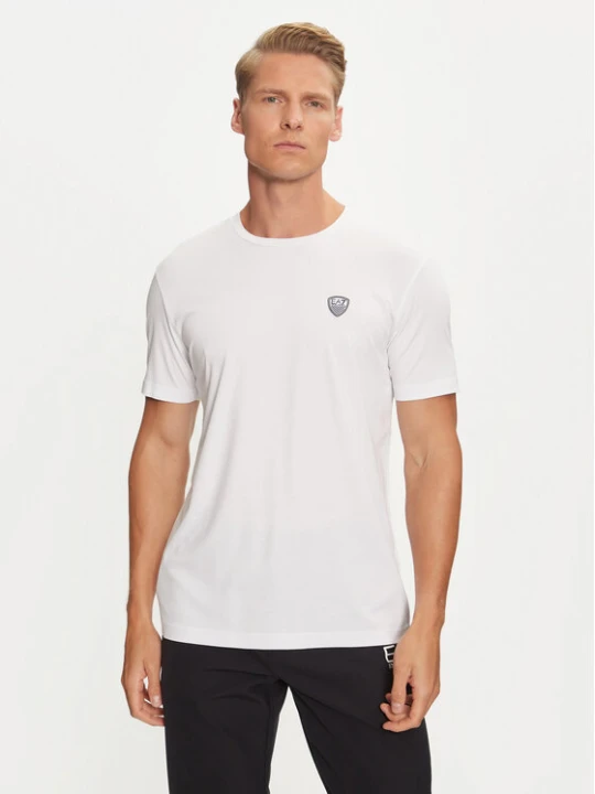 Zdjęcie produktu EA7 Emporio Armani T-Shirt 8NPT16 PJRGZ 1100 Biały Regular Fit