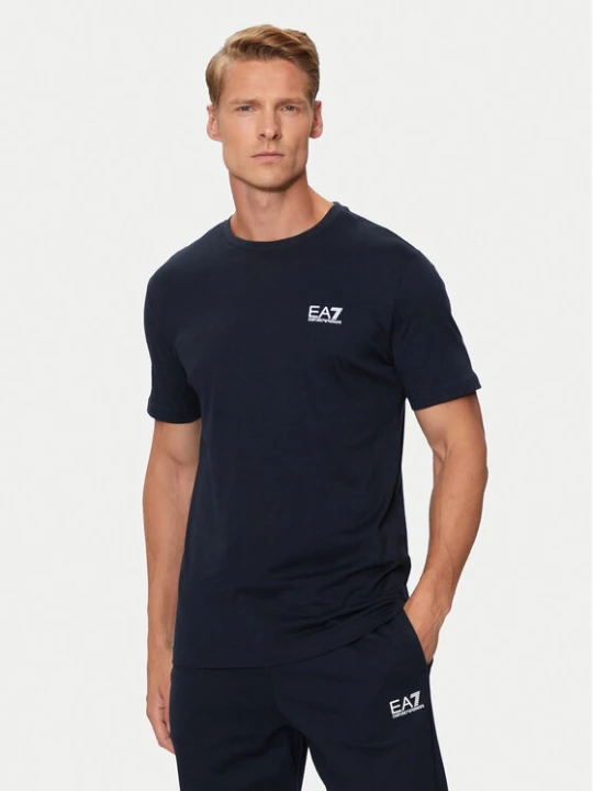Zdjęcie produktu EA7 Emporio Armani T-Shirt 8NPT25 PJVPZ 1562 Granatowy Regular Fit