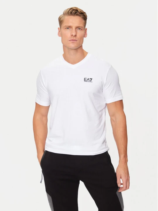 Zdjęcie produktu EA7 Emporio Armani T-Shirt 8NPT27 PJVQZ 1100 Biały Regular Fit