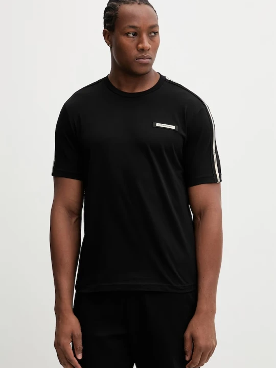 Zdjęcie produktu EA7 Emporio Armani t-shirt bawełniany czarny