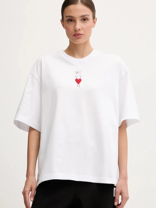 Zdjęcie produktu EA7 Emporio Armani t-shirt bawełniany biały