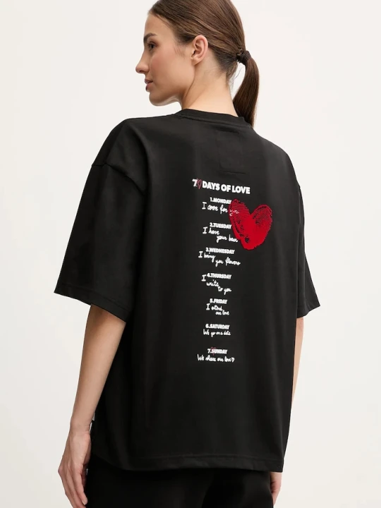 Zdjęcie produktu EA7 Emporio Armani t-shirt bawełniany czarny