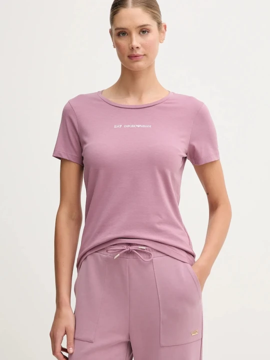 Zdjęcie produktu EA7 Emporio Armani t-shirt różowy