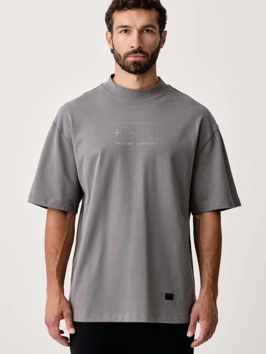 Zdjęcie produktu EA7 Emporio Armani T-shirt męski bawełniany szary