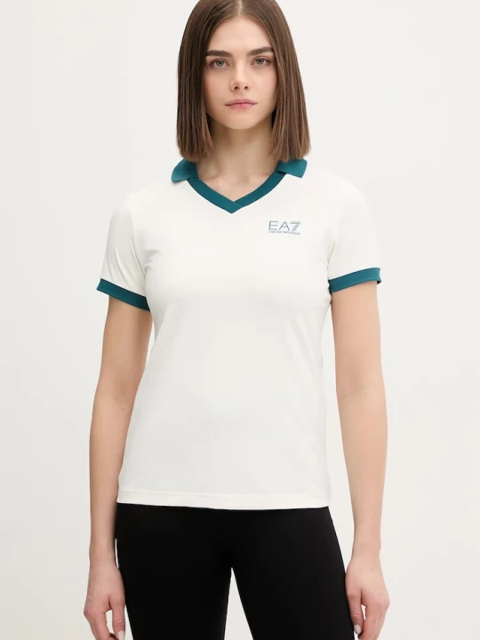 Zdjęcie produktu EA7 Emporio Armani t-shirt treningowy beżowy