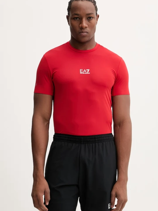 Zdjęcie produktu EA7 Emporio Armani t-shirt treningowy czerwony
