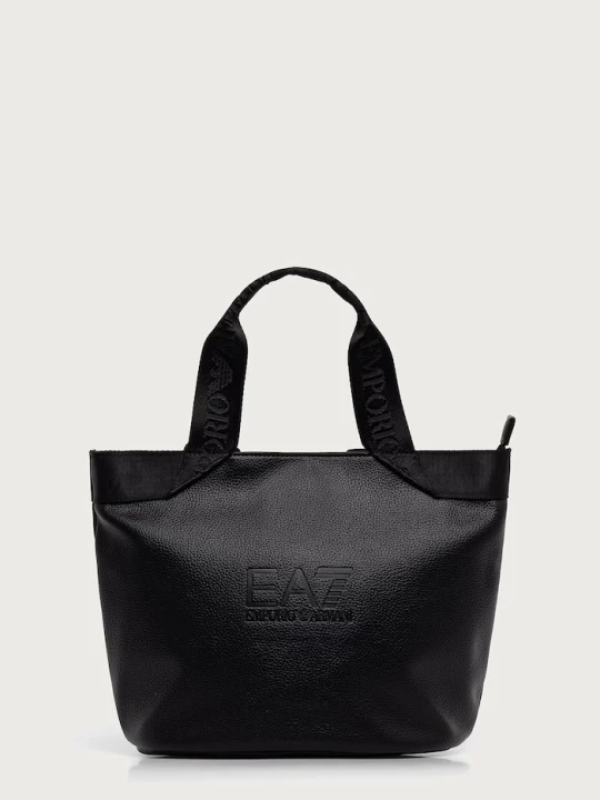 Zdjęcie produktu EA7 Emporio Armani torebka tote damska z imitacji skóry czarny