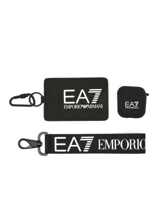 Zdjęcie produktu EA7 Etui na karty + etui na słuchawki czarny