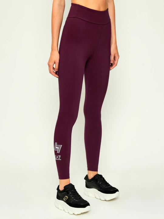 Zdjęcie produktu EA7 Legginsy | Skinny fit bordowy